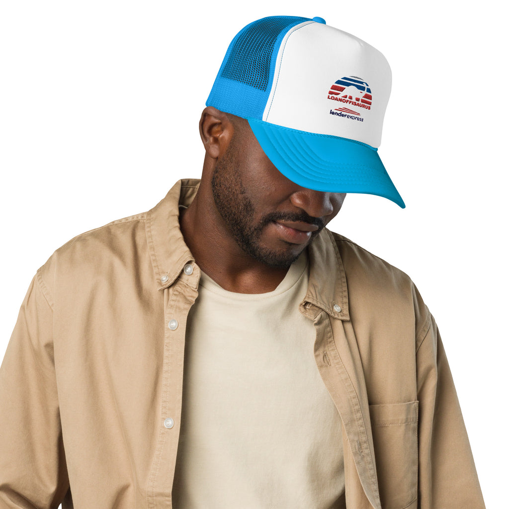 Loanoffisaurus Foam trucker hat