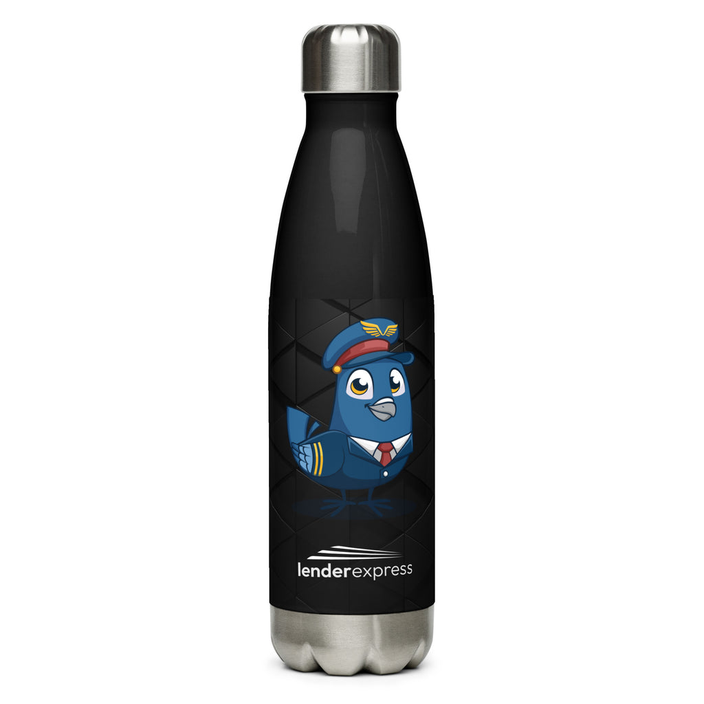 Lender Express stainless steel water bottle