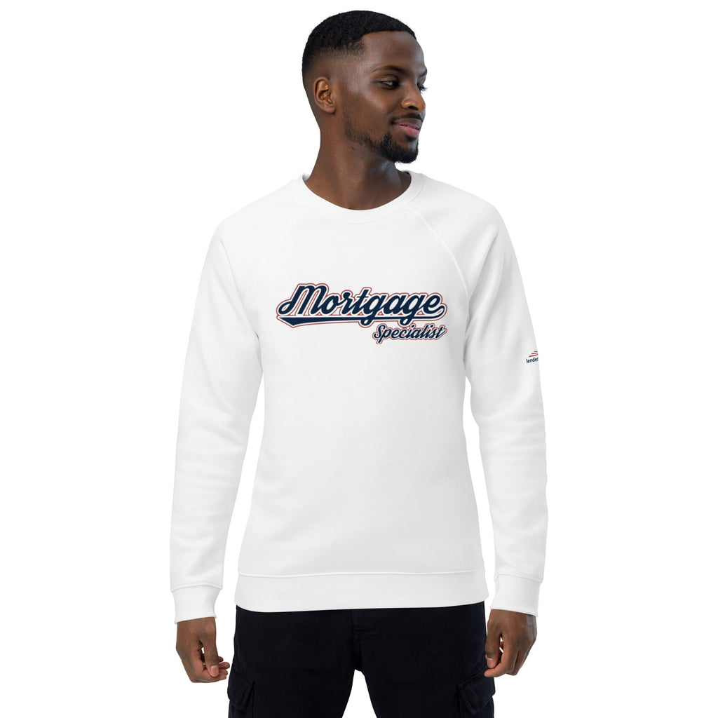 Mortgage Specialist - Unisex organic raglan sweatshirt